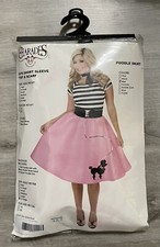 Charades 50  s Red Poodle Skirt Size Adult X-Large  