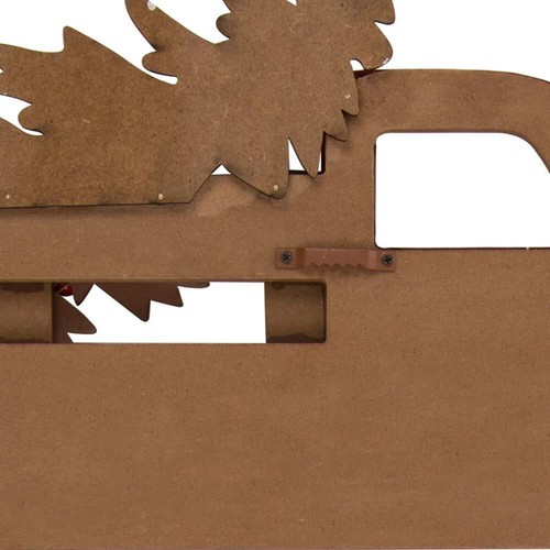 Rustic Wooden Metal Christmas Truck Yard Stake Lawn Garden Standing Sign Lawn... - Picture 7 of 9