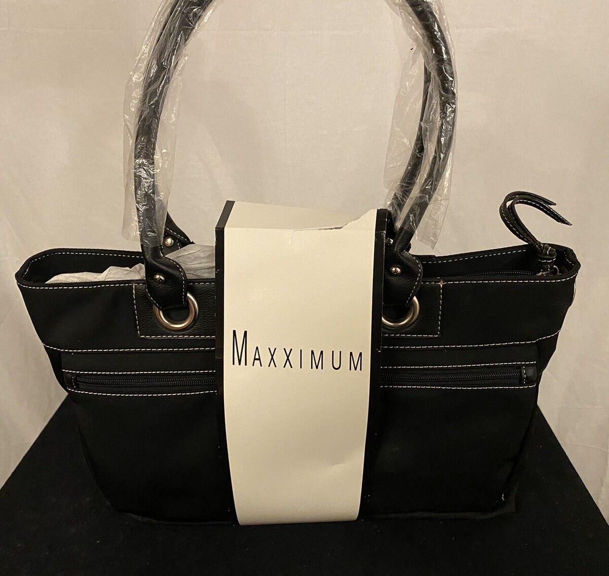 Maxximum * New York * Large Black Tote Purse Bag Style Maxximum * New York * Large Black Tote Purse Bag Style