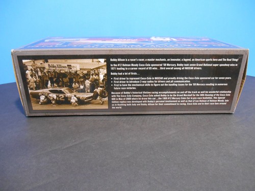 1969 1/24 BOBBY ALLISON AUTOGRAPH #12 COKE MERCURY CYCLONE UNIVERSITY OF RACING - Picture 13 of 14