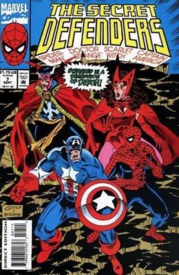 Secret Defenders (1993) #   7 (6.0-FN) Captain America, Spider-Man 1993