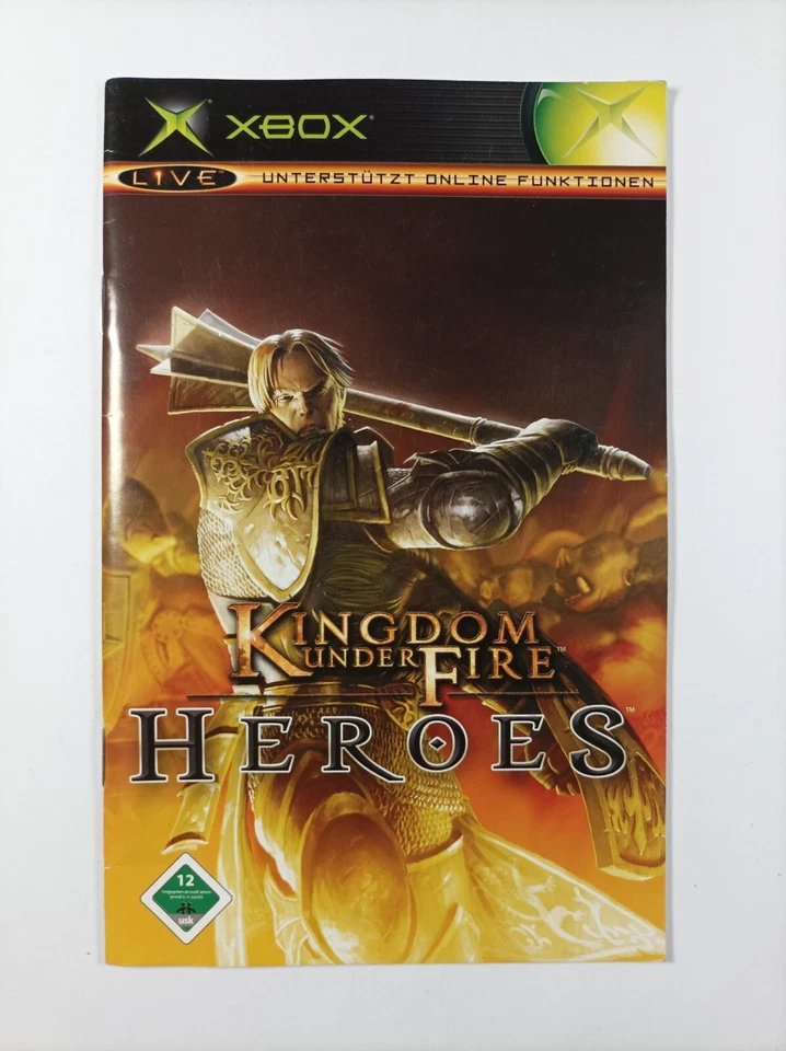 Kingdom Under Fire: Heroes Microsoft Xbox nur Spielanleitung Booklet #394 - Bild 1 von 2