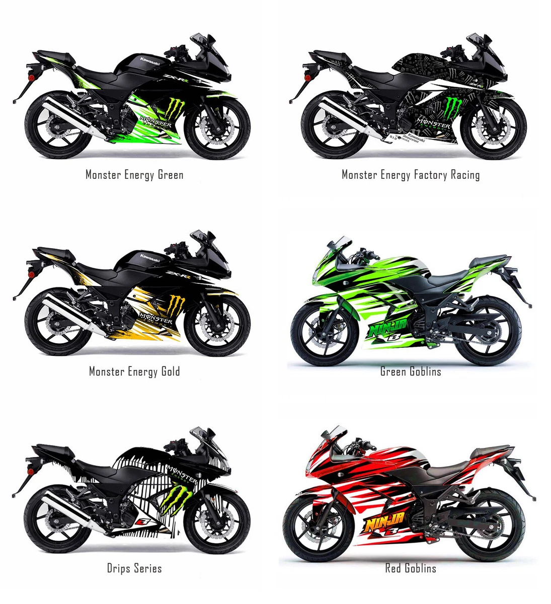 Decal motor sale ninja 250