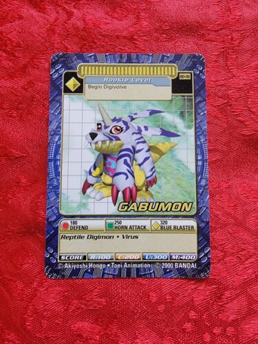 Bandai Digimon Trading Card Series 3 Gabumon Bo-116 - Picture 1 of 2