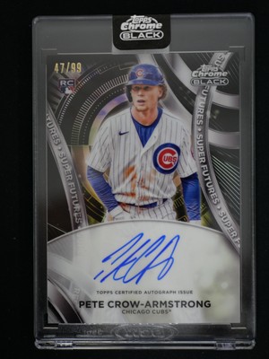 2024 Topps Chrome Black #SFA-PCA Pete Crow-Armstrong Super Futures 