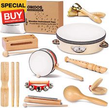 Toddler Musical Instruments, Eco Friendly Musical Set for Kids Preschool Educati