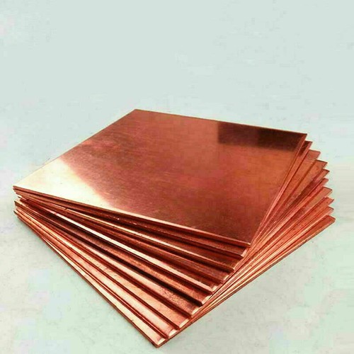 Placa de cobre puro 99,9 % hoja de cobre rojo hoja de cobre T2 Cu hoja de metal - Imagen 2 de 3