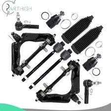 10Pcs Front Control Arm And Ball Joint Tie Rod For 2000-03 Dodge Dakota Durango