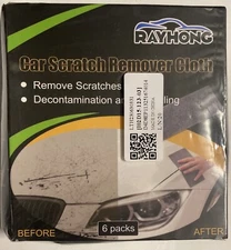 Rayhong Car Scratch Remover Cloth, 6 pcs