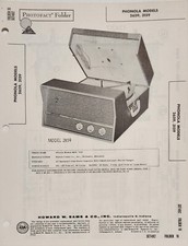 MANUALE SERVIZIO FOTOFATTO SAMS 492-16 GIRADISCHI PHONOLA 2659 3159