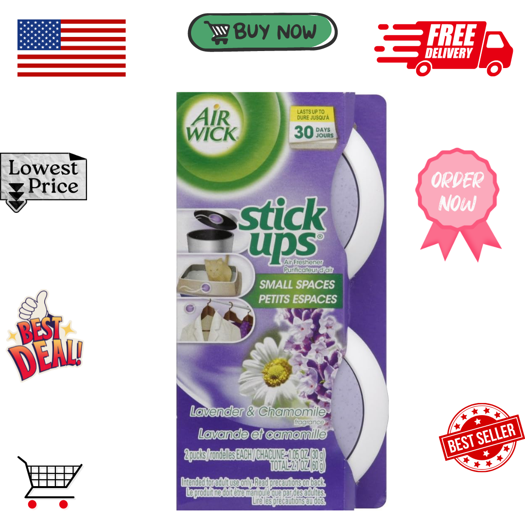 Air Wick Stick Ups Air Freshener, Lavender & Chamomile, 2ct eBay