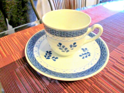 Blue Royal CopenhagenTea Coffee Cup #11 Fajance -11/956 & 11 957 Pattern Unknown