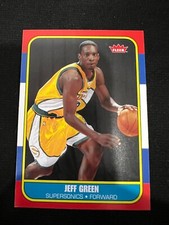 JEFF GREEN 2007-08 Fleer Retro 1986 Parallel Rookie Card RC #86R-145 NBA