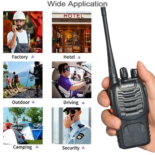 4 szt. do Baofeng BF888S Walkie Talkie 5W BF-888S 5KM UHF 400-470MHZ Transceiver - Zdjęcie 2 z 20