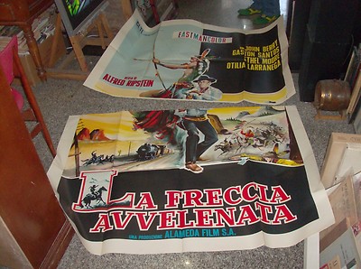 LA FRECCIA AVVELENATA manifesto 4F originale 1957