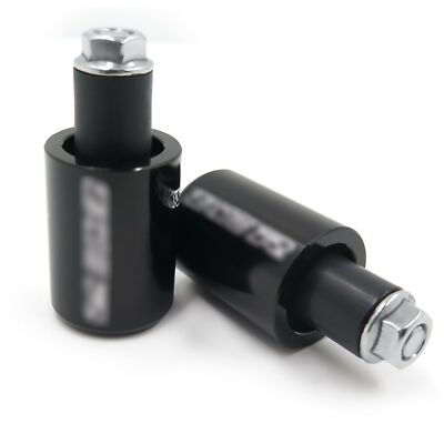 BLACK Bar End Slider Kit Rubber for Kawasaki 2006-07 Ninja ZX-10R