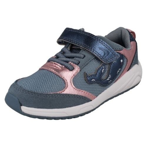 Ragazze Clarks Play Motivi Sirena Dettagliato Scarpe Sportive' Acquatico Flex K