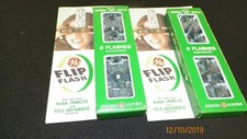 Vtg GE Flip Flash 8-Flashes per card for a total of 16.  Very Rare