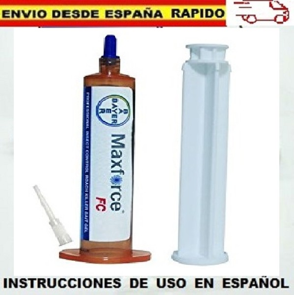 1 TUBO 30g MAXFORCE FC MATAR ELIMINAR CUCARACHAS INSECTICIDA GEL BAYER
