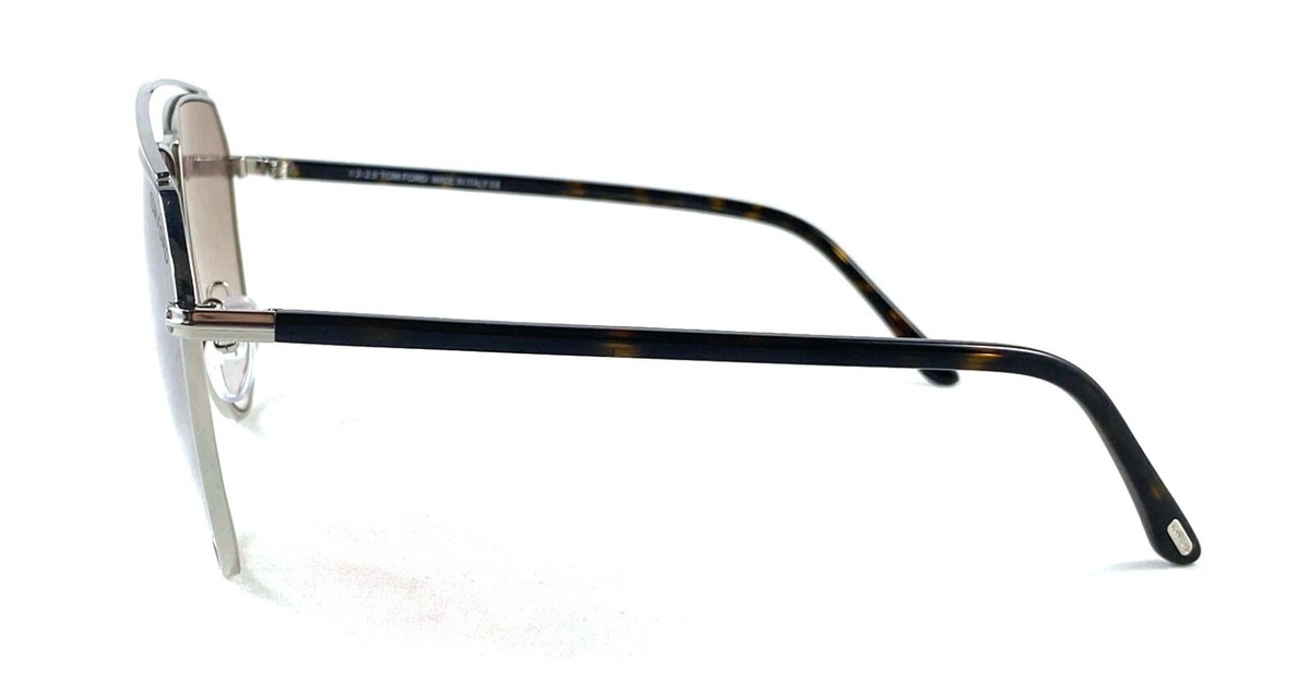 TOM FORD Binx TF681 TF 681 16G sunglasses 63-12-140 Silver Havana