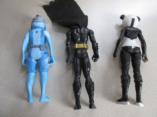 4 Fortnite DC 12 ZOLL FEIGEN SUPERHELD PANDA MÄDCHEN GEFRORENER FISCHSTAB BATMAN AQUAMAN - Bild 5 von 6