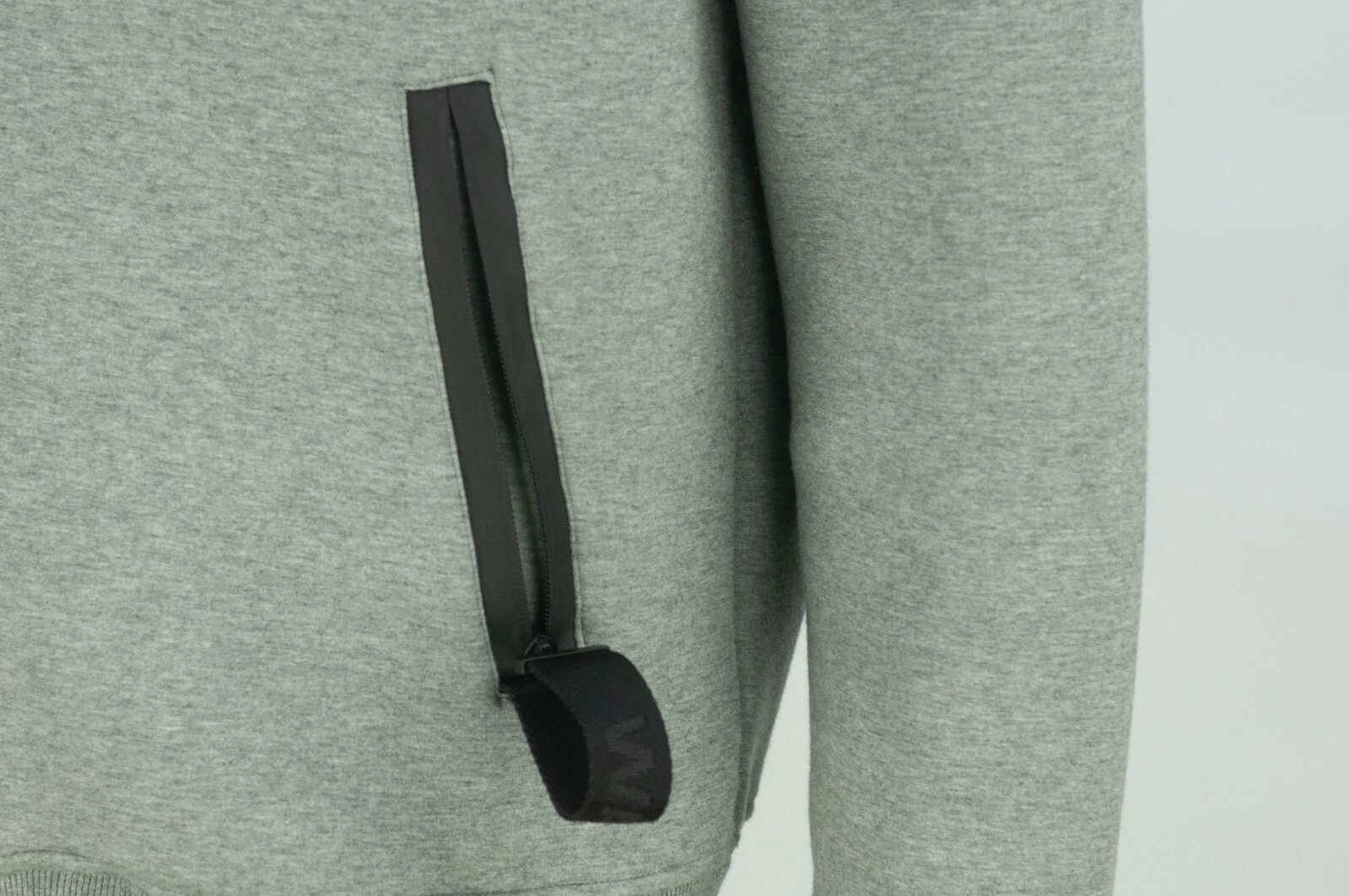 Alexander Wang x H&M felpa con cappuccio cerniera intera giacca subacquea erica grigio taglia M