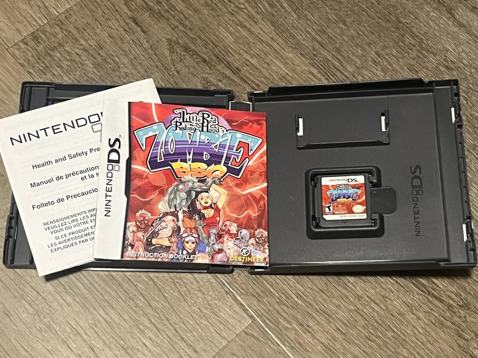 Little Red Riding Hood's Zombie BBQ Nintendo DS Completo CIB Auténtico Foto 2 de 4