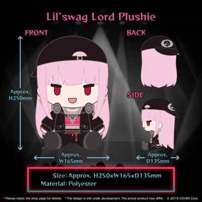 *Hololive* - Mori Calliope Birthday Celebration 2023 - Lil swag Lord Plushie