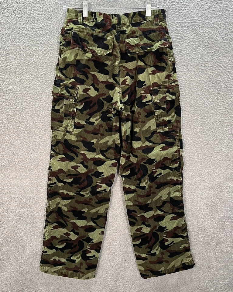 Pantalones Glory Desteñidos Niños Extra Grandes 18 Camuflaje Carga Pana Exterior Camping Foto 2 de 4