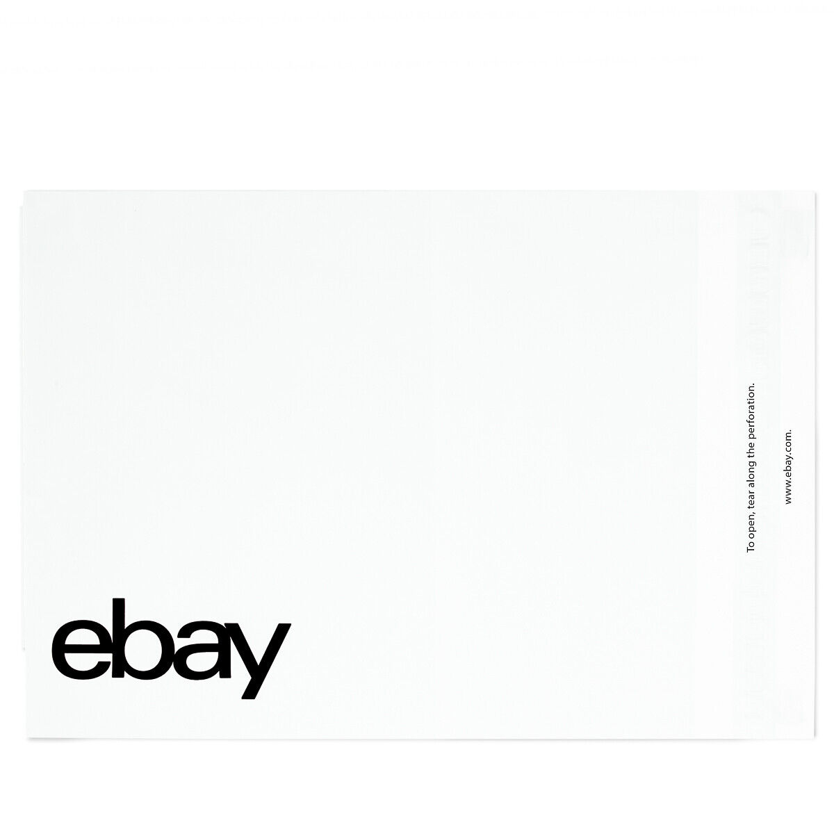 eBay-Branded Polymailer Black 10" x 12.5" (No padding)