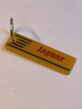 COOL 1970s-80s 🇺🇸 VINTAGE “JAGUAR” METAL /CAR KEYCHAIN /RING/FOB/👀LQQK👀