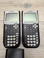 2 - Texas Instruments TI-84 Plus Graphing Calculators For Parts Don’t Turn On