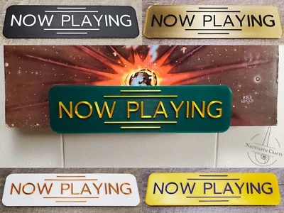 HANDMADE Now Playing Wall Mount Display for Vinyl Records - Retro LP Album Sleeve Shelf