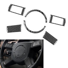 Steering Wheel Cover Trim For Chrysler 300 300C For Dodge Magnum Carbon Look