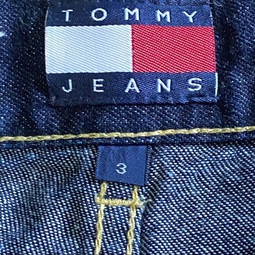 Tommy Hilfiger vintage spell out denim shorts 3 - Picture 4 of 8