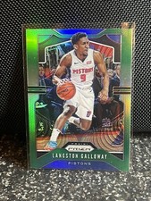2019-20 Panini Prizm Langston Galloway #94 Green Prizm Pistons Free Shipping