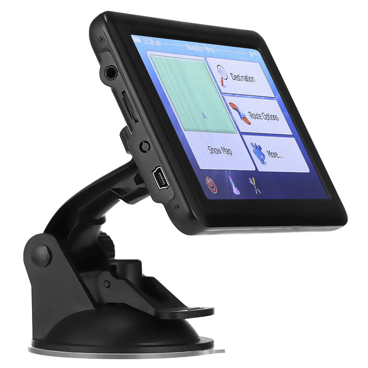 5" Car Truck Sat Nav GPS Navigation Touch Screen 8GB UK&EU Free