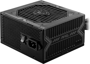 MSI MAG A650BN Power Supply Unit UK Plug - 650W 80 plus Bronze Certified ATX