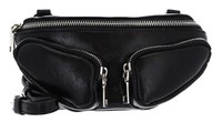 Seidenfelt Manufaktur Kinda Beltbag UmhäNgetasche Tasche Glossy Black Schwarz