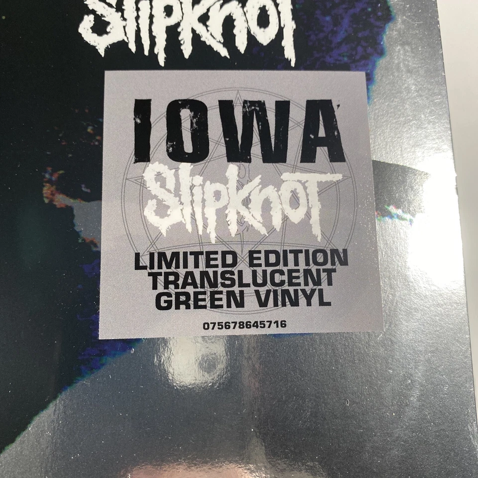 Slipknot - Iowa Translucent Green Limited Edition Vinyl 2LP Record - New/Sealed - Image 3 of 4