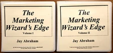 Jay Abraham The Marketing Wizard's Edge Vol 1 & 2 Marketing Mastermind 24 Tapes