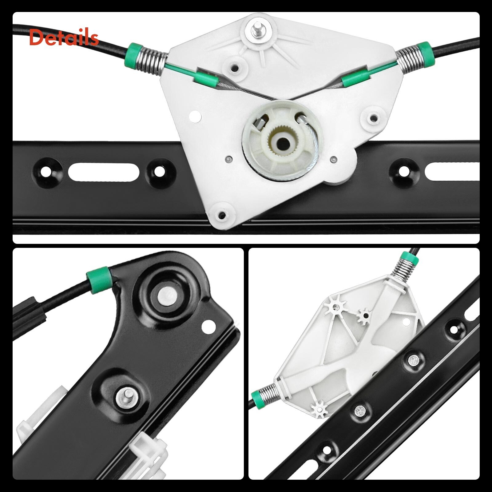 4x Front & Rear Left Right Window Regulator for BMW E83 X3 2004-2010 w ...