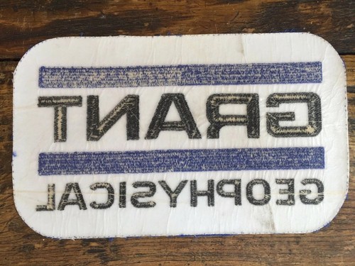 Vtg Grant Geophysical 9.5” Embroidered Sew On Patch Badge Seismic Geokonetics - Picture 2 of 4
