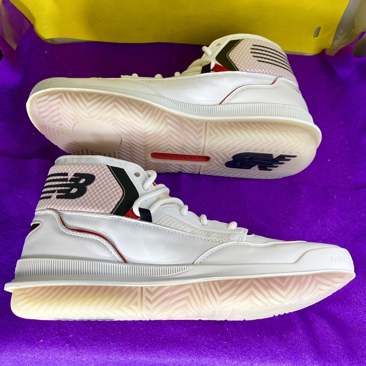 New Balance BB9000 White Red Retro Basketball Shoes BB9000A1 New Balance BB9000 White Red Retro Basketball Shoes BB9000A1