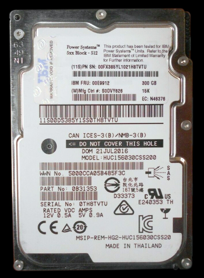 IBM ハードディスク IBM Hard Disk Drives