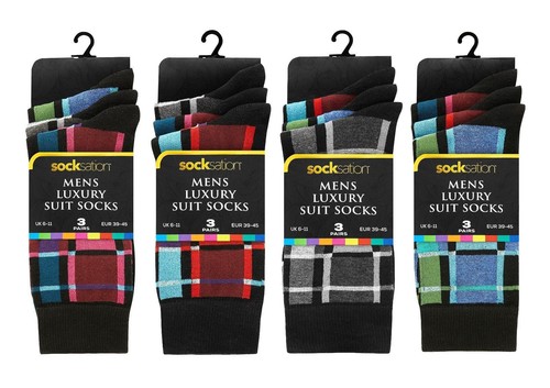 12 Paar schwarze Baumwollsocken für Herren UK 6-11 Arbeit Büro formell Anzugsocken Großpackung - Bild 11 von 15