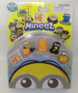 Hidden Minion NEW Mineez Despicable Me 3 Pack Leaf Blower and Cheez Head