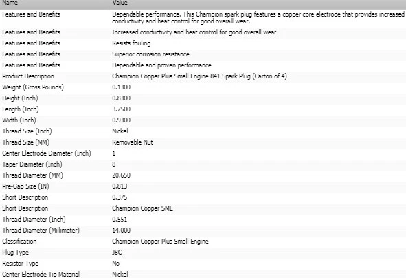 Juego de 8 bujías Champion Copper para 1935 Hudson Special Country Club ocho Foto 4 de 4