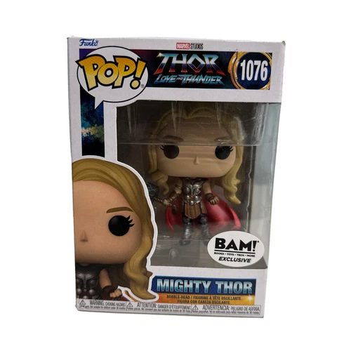 Funko Pop Bobble Thor Love Thunder 1076 Exclusve Mighty Thor Great condition NEW