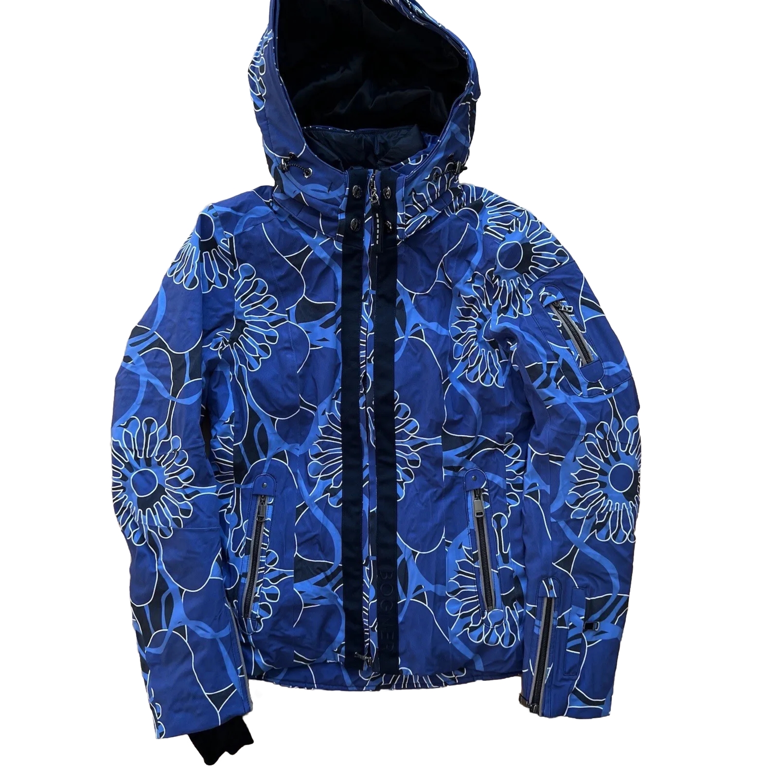 Bogner Tula T Ski Jacket Women's 4 Blue Winter Ho… - image 1